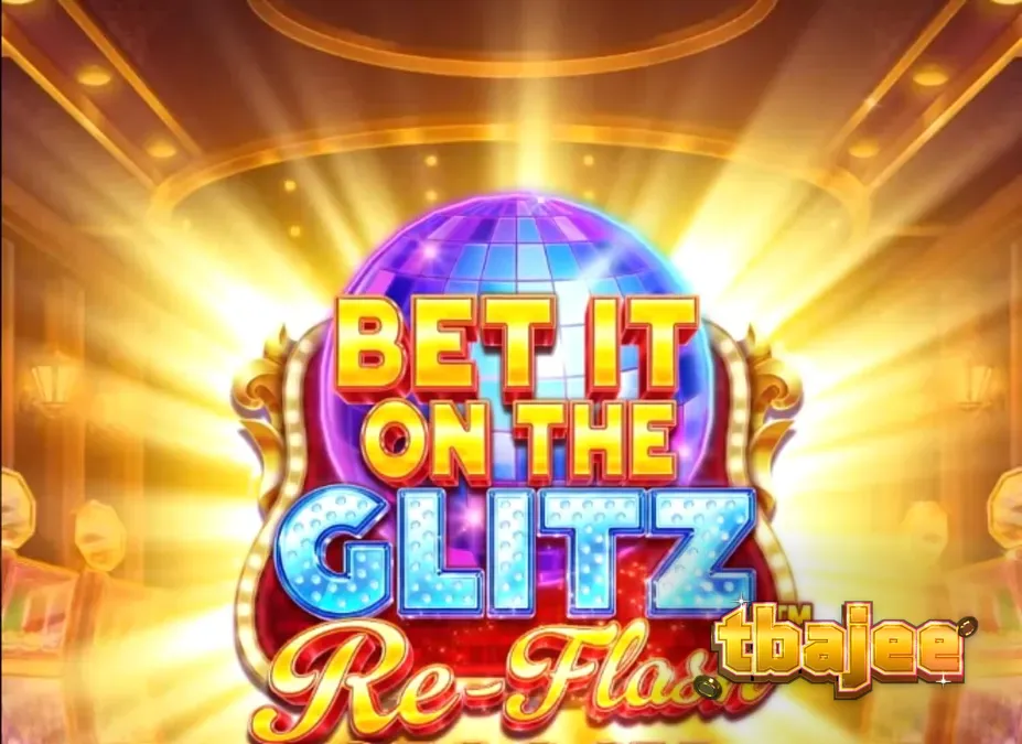 Bet It on the Glitz Re-Flash স্লটের নিয়ন-আলোকিত ক্যাসিনো থিম
